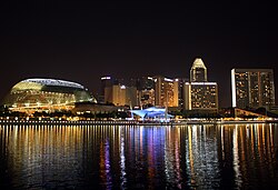 Marina-bay-at night singapore-May 1 2009